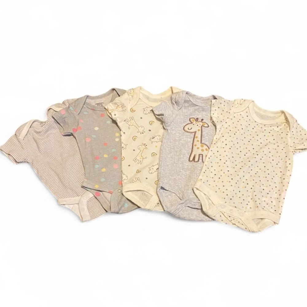 Unisex Newborn Onesie Bundle 5 Piece
